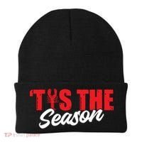 Funny Crayfish Tis The Season Crawfish Boil Cute Gift Beanie thumb 0