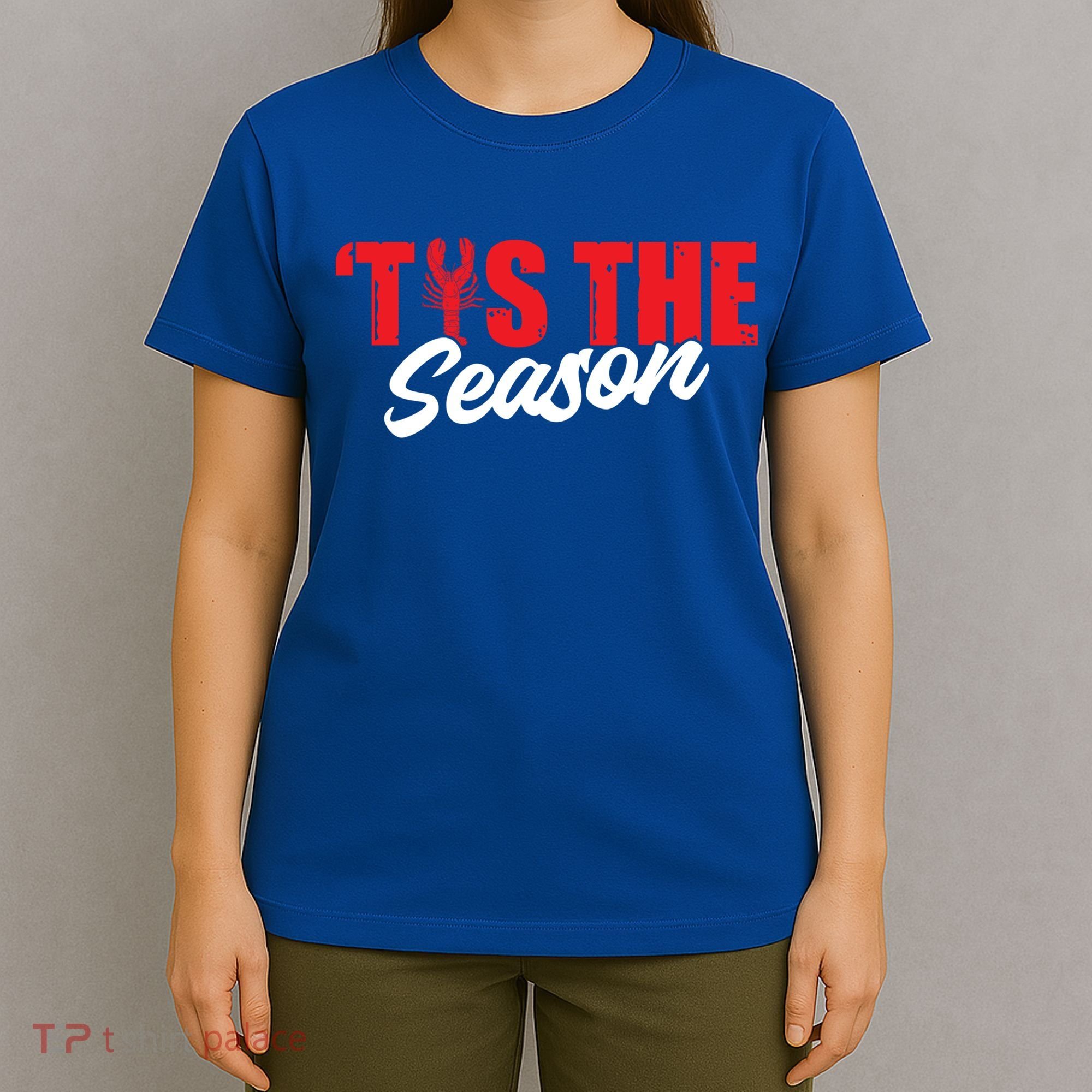 Funny Crayfish Tis The Season Crawfish Boil Cute Gift T-Shirt