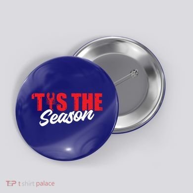 Funny Crayfish Tis The Season Crawfish Boil Cute Gift Button