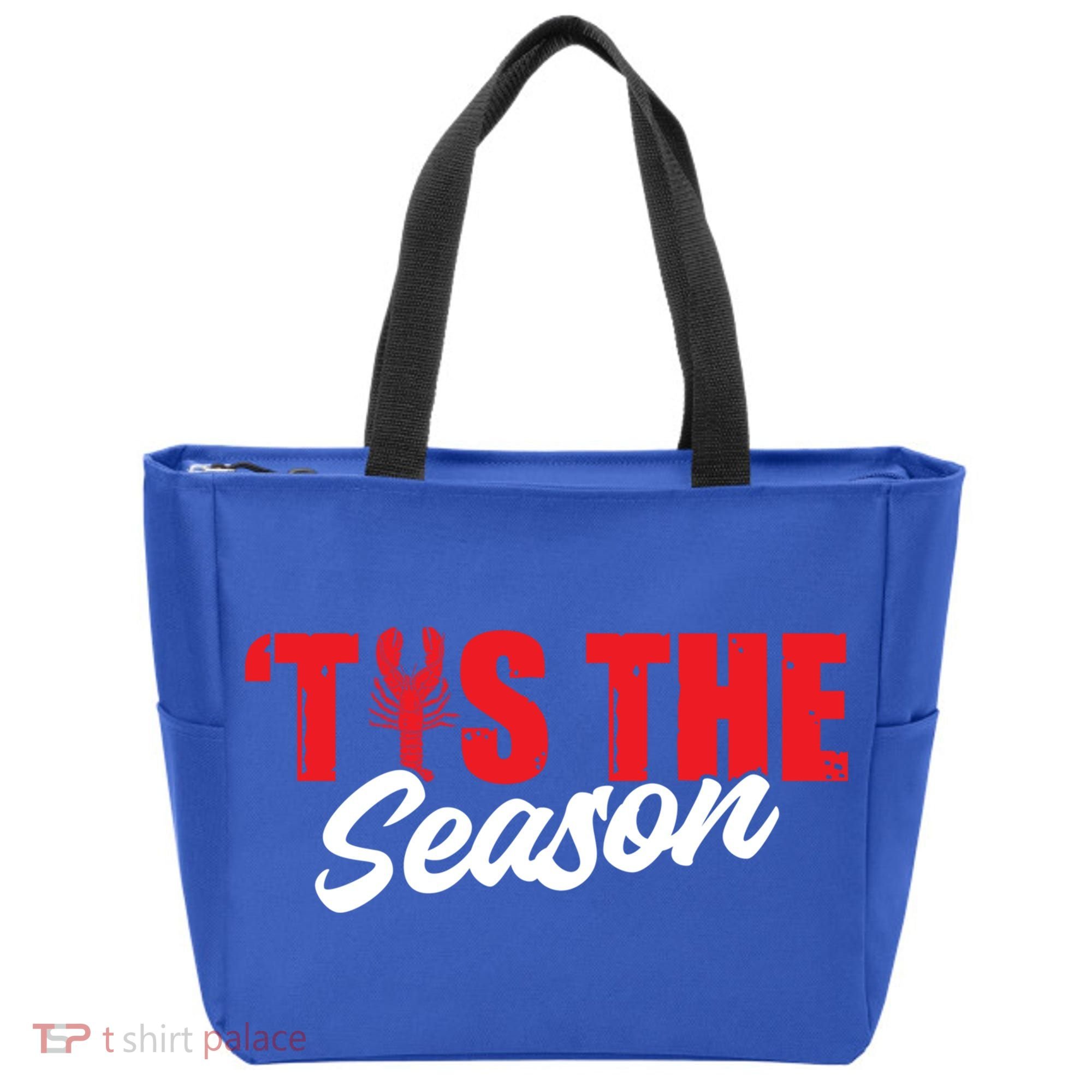 Funny Crayfish Tis The Season Crawfish Boil Cute Gift Tote Bag