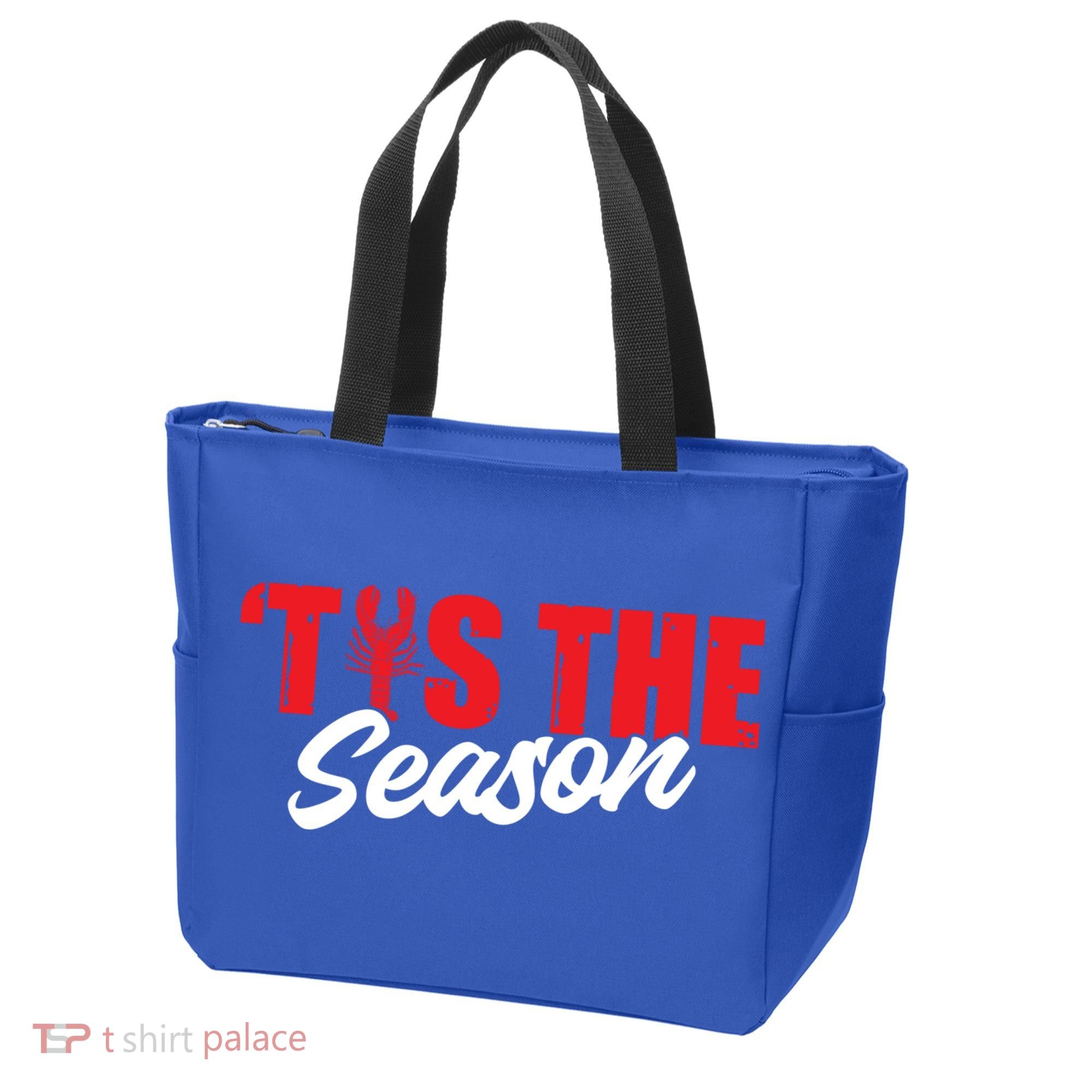 Funny Crayfish Tis The Season Crawfish Boil Cute Gift Tote Bag