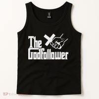 Funny Christian The God follower Tank Top thumb 2