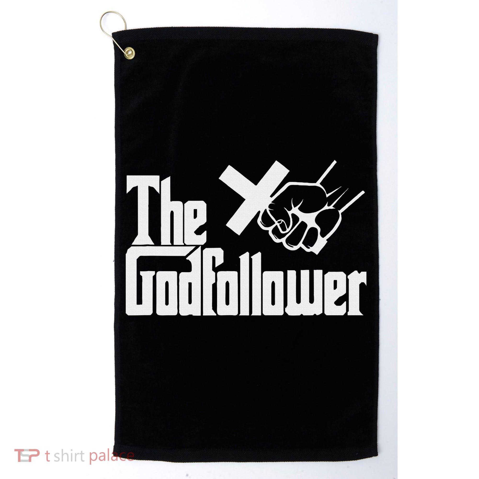 Funny Christian The God follower Golf Towel
