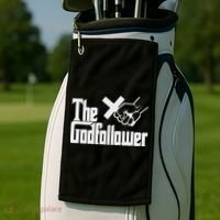 Funny Christian The God follower Golf Towel thumb 2