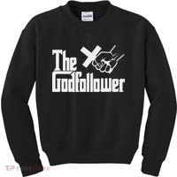 Funny Christian The God follower Kids Sweatshirt thumb 0