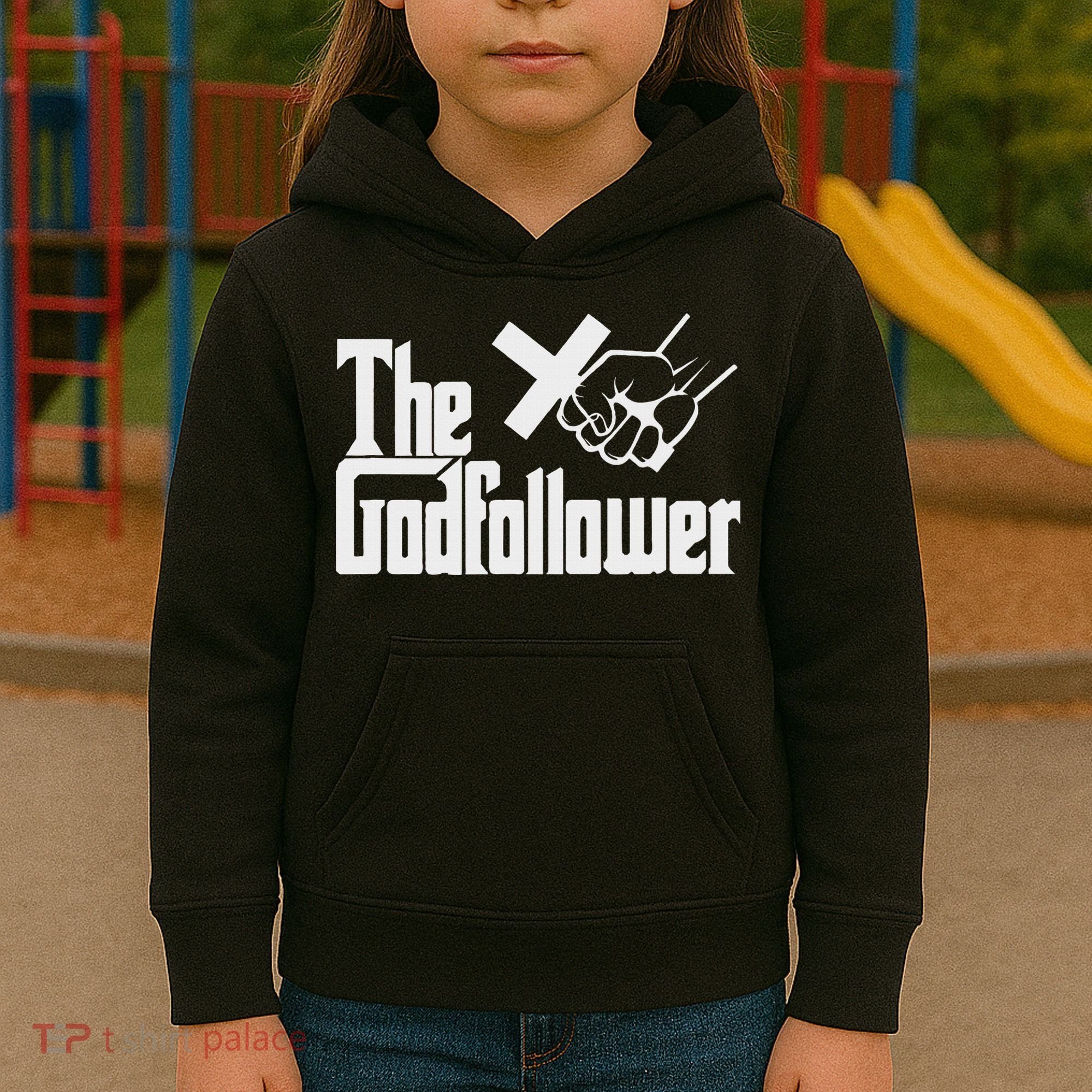Funny Christian The God follower Kids Hoodie