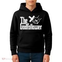 Funny Christian The God follower Kids Hoodie thumb 4