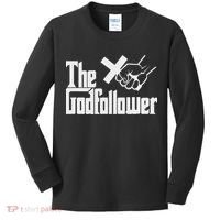 Funny Christian The God follower Kids Long Sleeve Shirt thumb 0