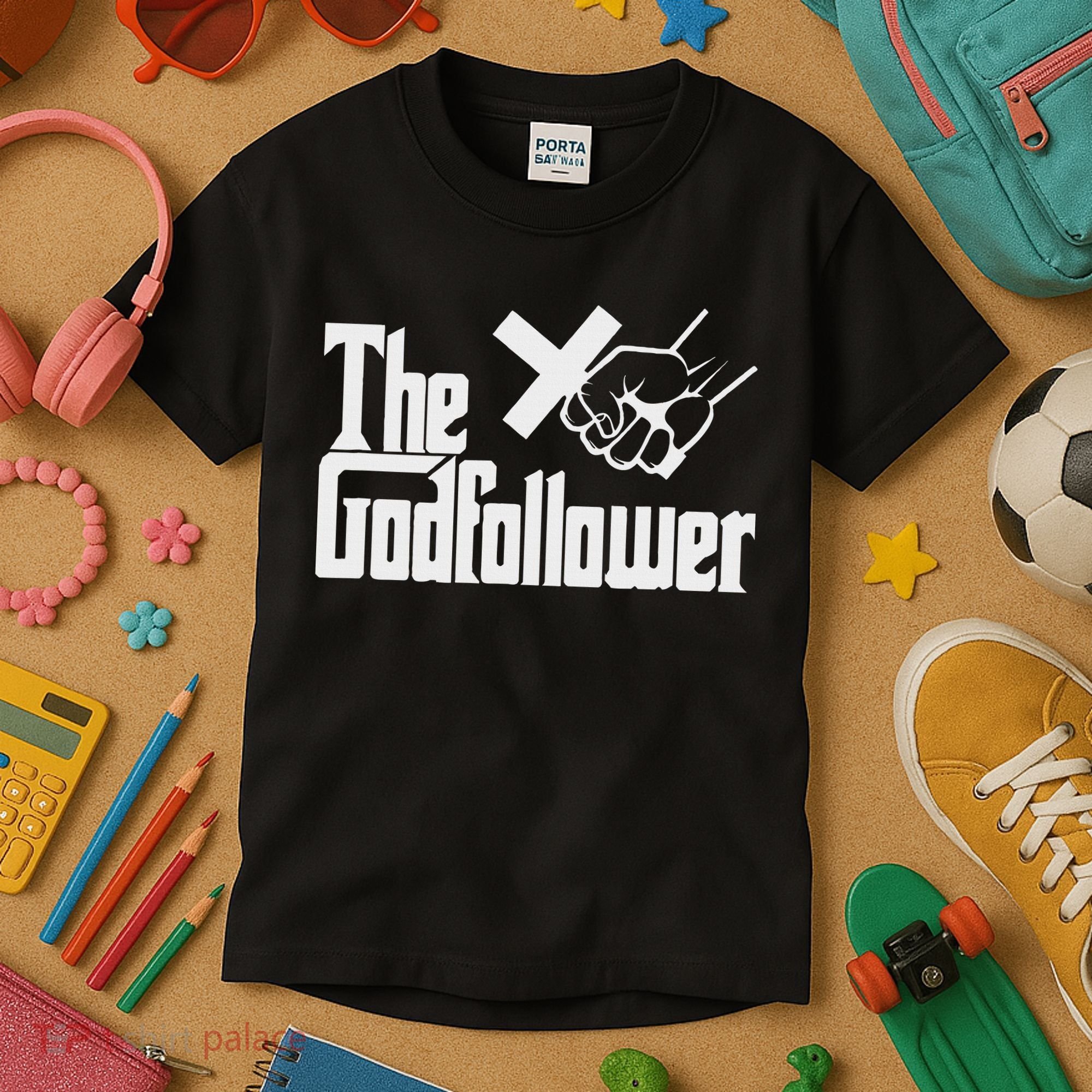 Funny Christian The God follower Kids T-Shirt