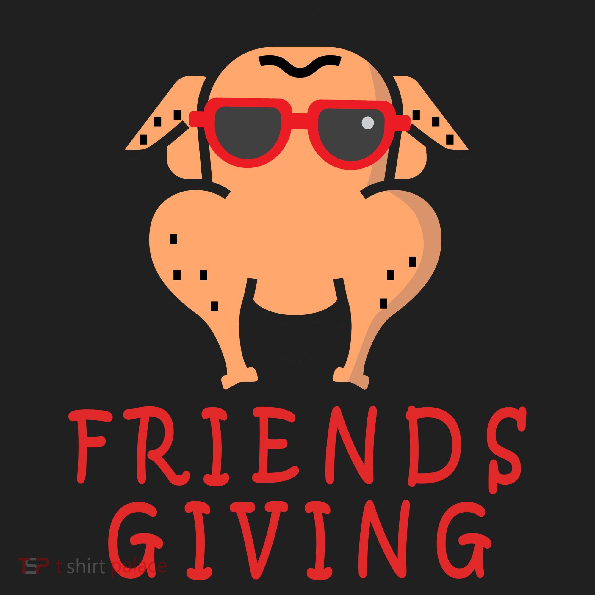 Friendsgiving Cool Thanksgiving Turkey Funny Tumbler