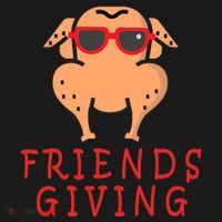 Friendsgiving Cool Thanksgiving Turkey Funny Ornament thumb 1