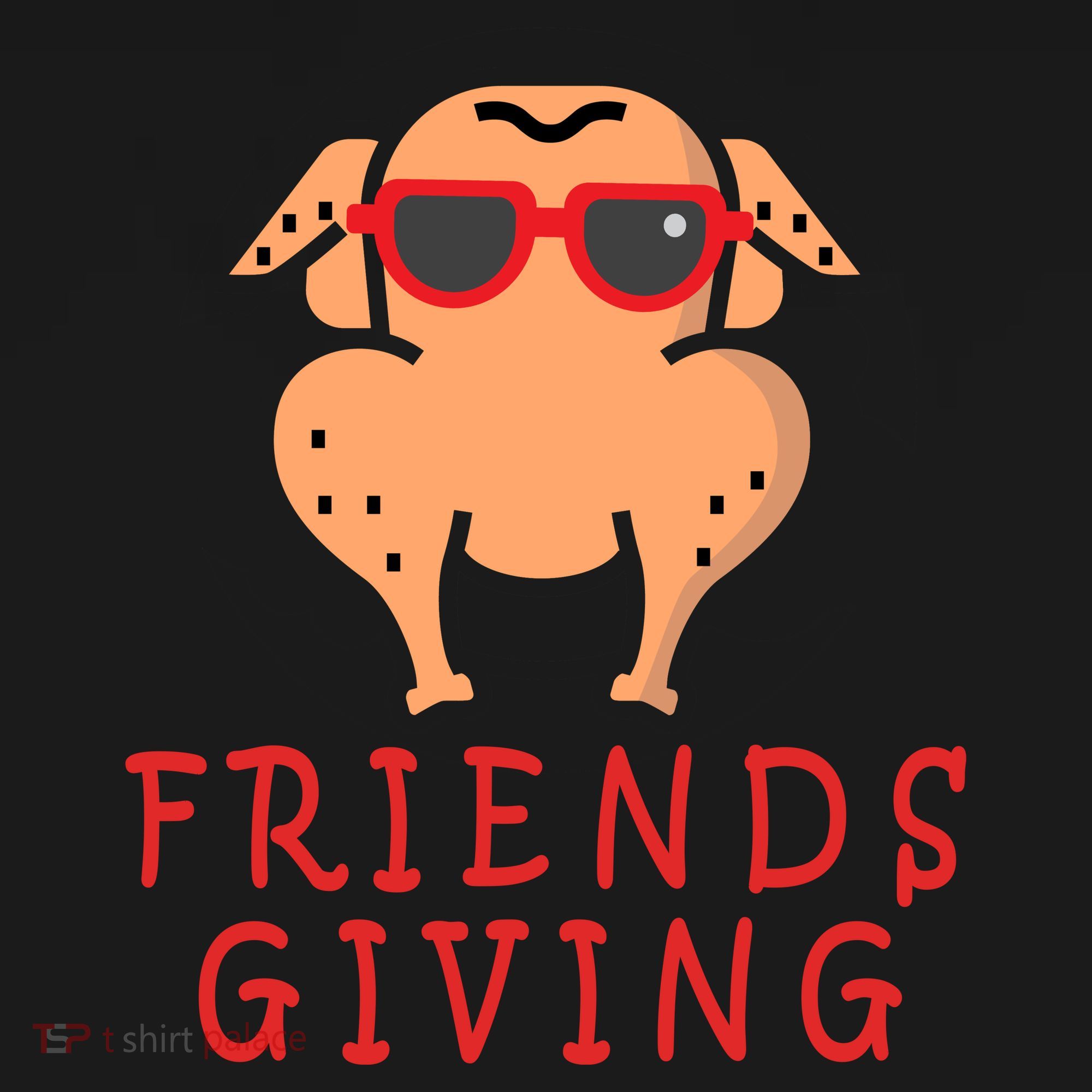 Friendsgiving Cool Thanksgiving Turkey Funny Ornament