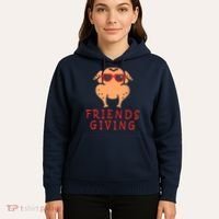 Friendsgiving Cool Thanksgiving Turkey Funny Hoodie thumb 5