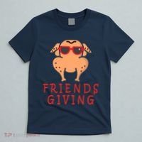 Friendsgiving Cool Thanksgiving Turkey Funny T-Shirt thumb 5