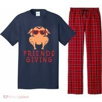 Friendsgiving Cool Thanksgiving Turkey Funny Pajama Set thumb 0