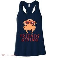 Friendsgiving Cool Thanksgiving Turkey Funny Women's Tank Top thumb 0