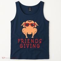 Friendsgiving Cool Thanksgiving Turkey Funny Tank Top thumb 2