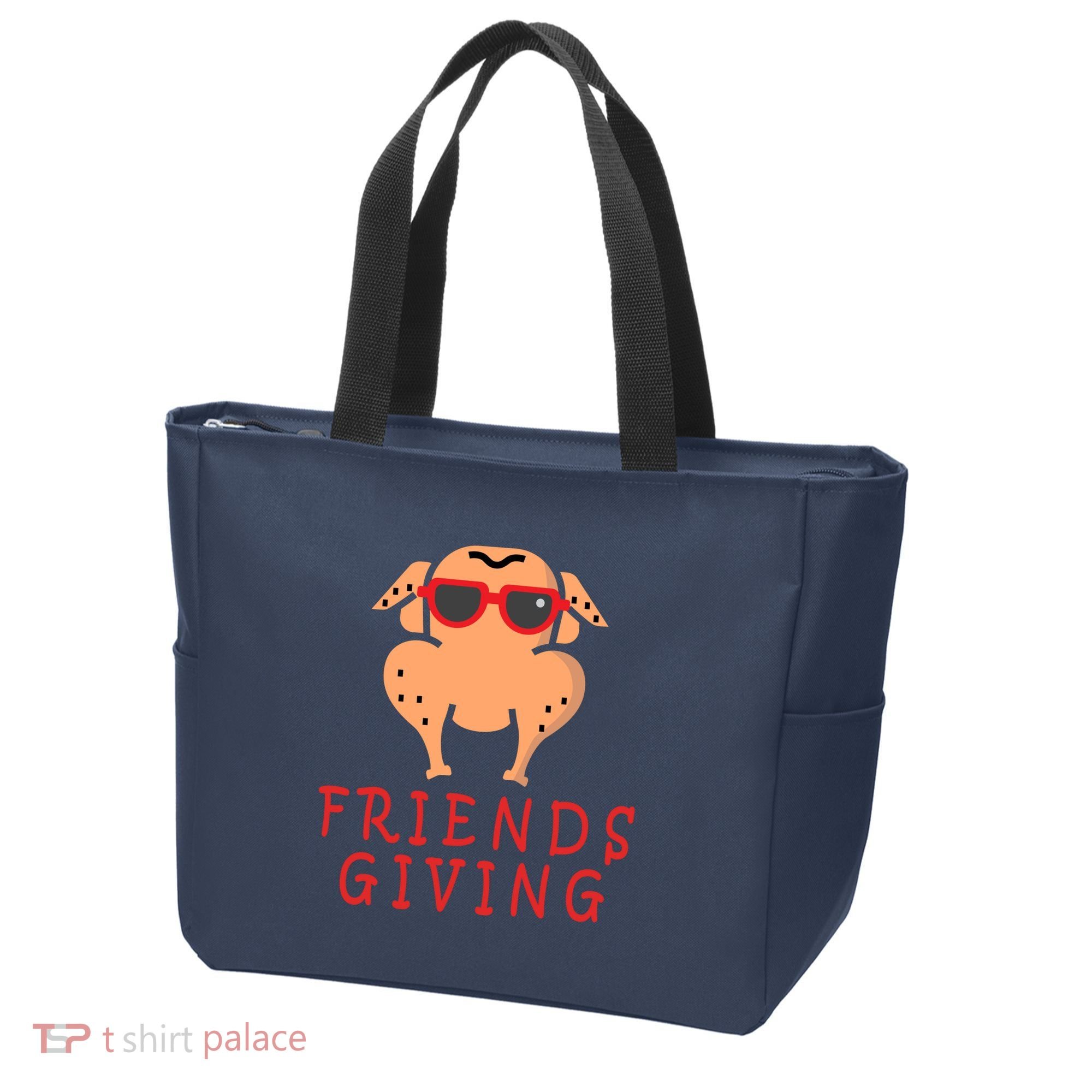 Friendsgiving Cool Thanksgiving Turkey Funny Tote Bag