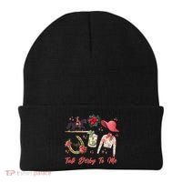Funny Cute Talk Derby To Me Horse Racing Beanie thumb 0