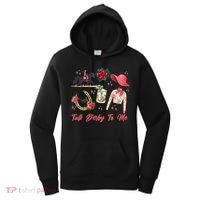 Funny Cute Talk Derby To Me Horse Racing Women's Hoodie thumb 0