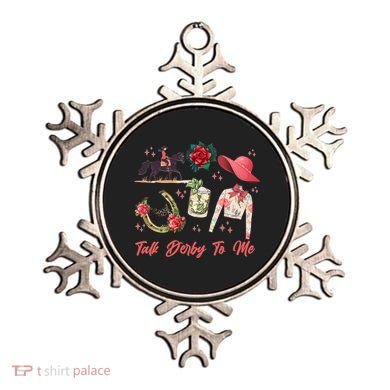 Funny Cute Talk Derby To Me Horse Racing Ornament