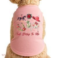 Funny Cute Talk Derby To Me Horse Racing Doggie Tank thumb 0