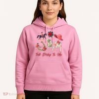 Funny Cute Talk Derby To Me Horse Racing Hoodie thumb 5