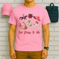 Funny Cute Talk Derby To Me Horse Racing T-Shirt thumb 6