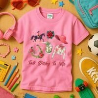 Funny Cute Talk Derby To Me Horse Racing Kids T-Shirt thumb 3