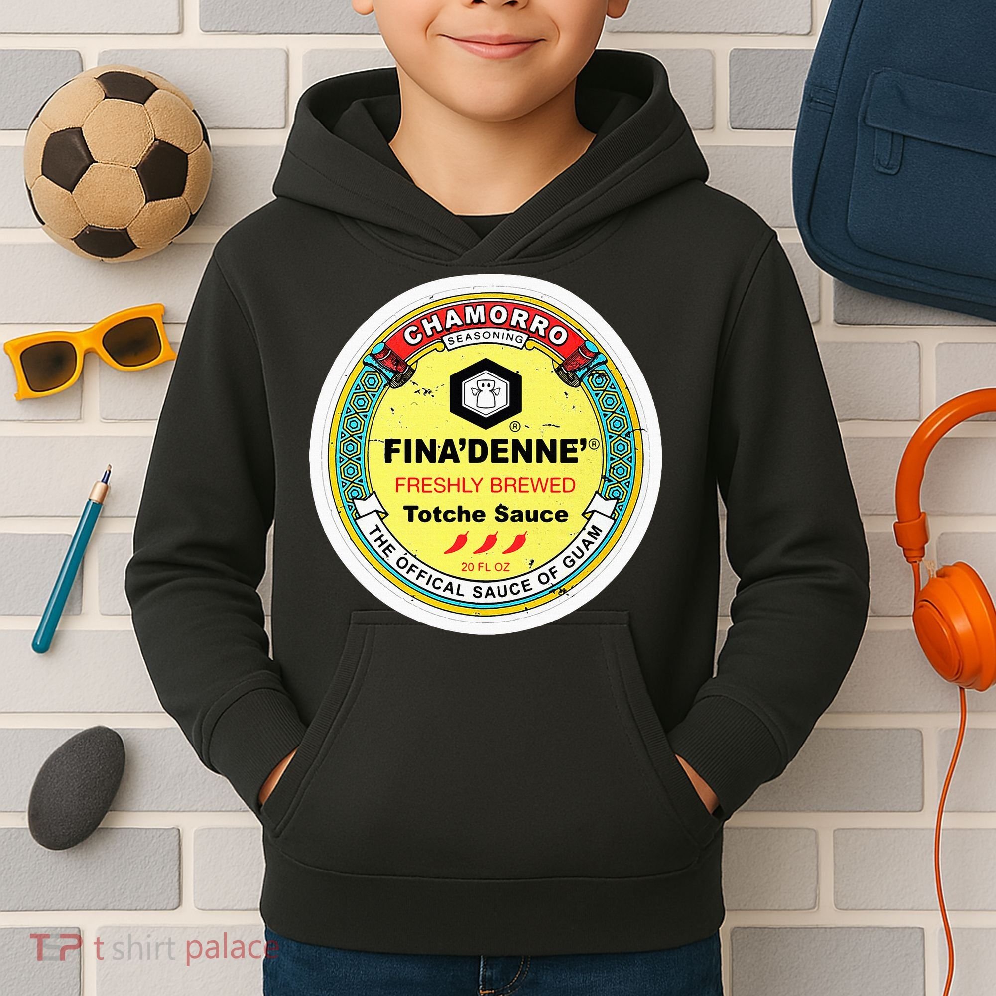 Finadenne Chamorro The Sauce Of Guam Kids Hoodie