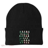 Festive Christmas Trees Patterns Mash Up Beanie thumb 0