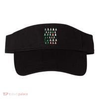 Festive Christmas Trees Patterns Mash Up Visor thumb 0