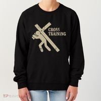 Funny Cross Training Religious Weightlifting Exercise Women's Sweatshirt thumb 0