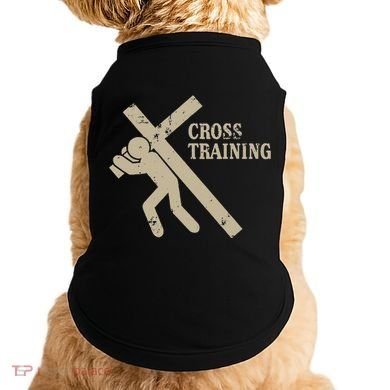 Funny Cross Training Religious Weightlifting Exercise Doggie Tank