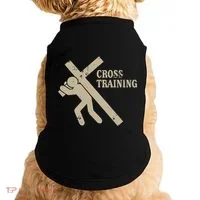 Funny Cross Training Religious Weightlifting Exercise Doggie Tank thumb 0