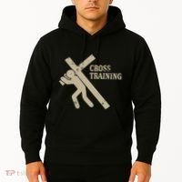 Funny Cross Training Religious Weightlifting Exercise Hoodie thumb 2