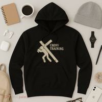 Funny Cross Training Religious Weightlifting Exercise Hoodie thumb 3