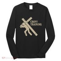 Funny Cross Training Religious Weightlifting Exercise Long Sleeve Shirt thumb 0