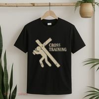 Funny Cross Training Religious Weightlifting Exercise T-Shirt thumb 2