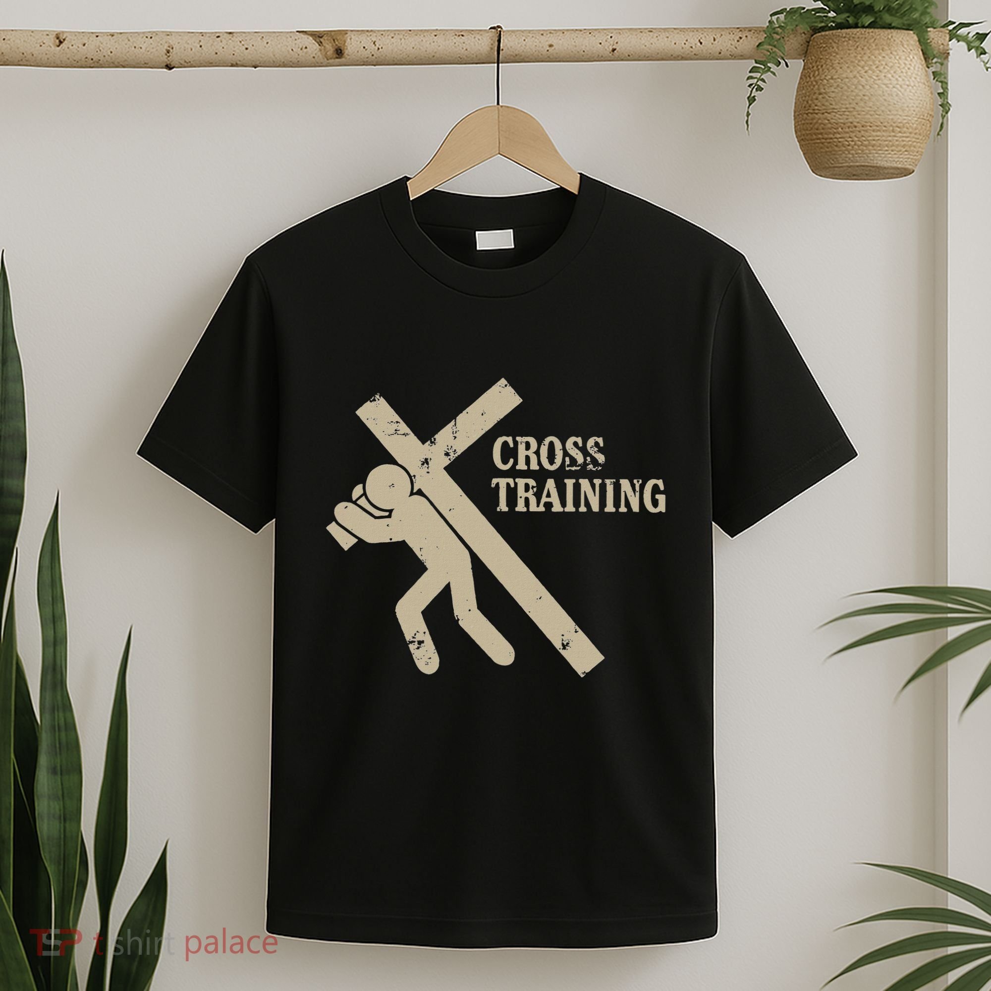 Funny Cross Training Religious Weightlifting Exercise T-Shirt