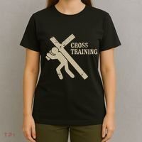 Funny Cross Training Religious Weightlifting Exercise T-Shirt thumb 4