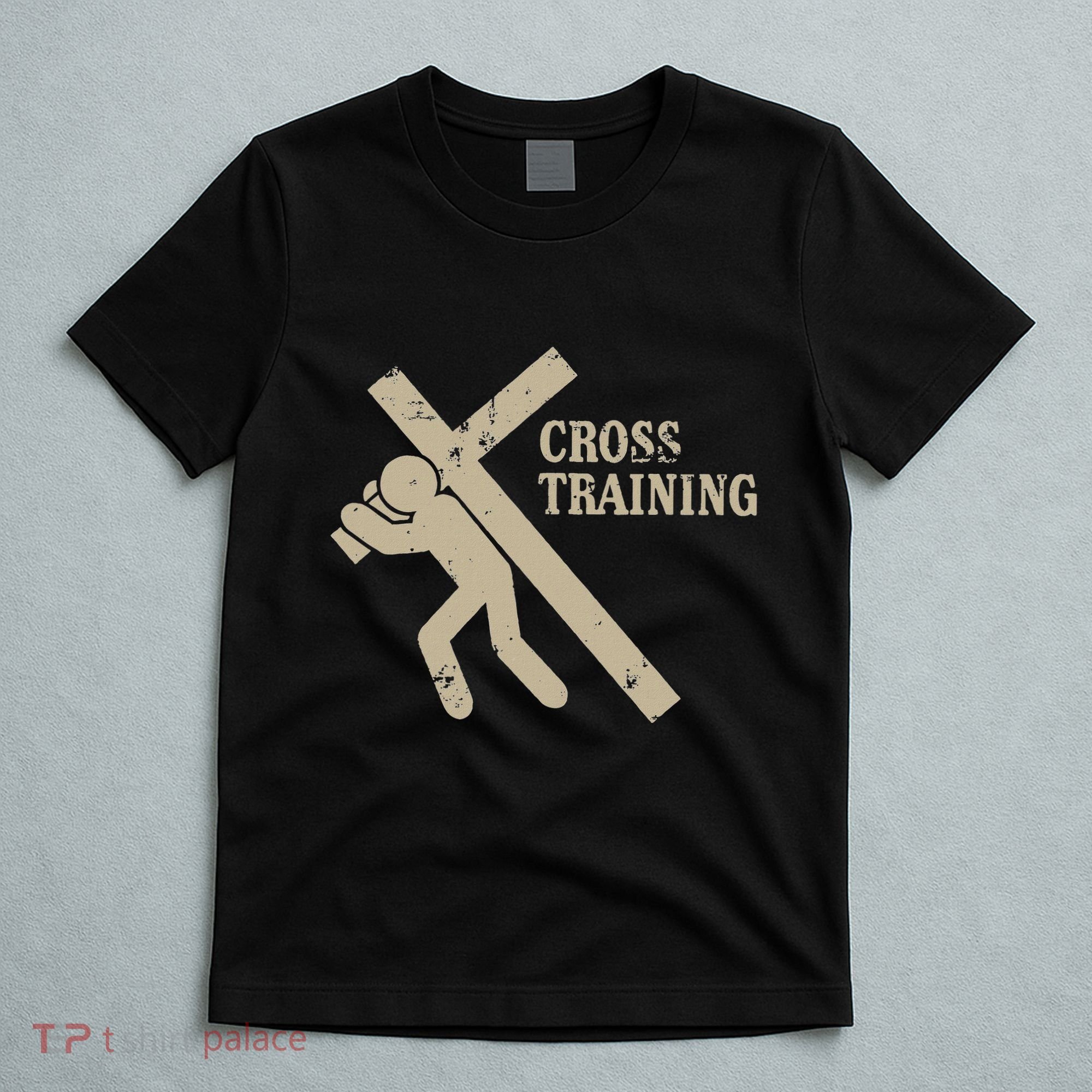 Funny Cross Training Religious Weightlifting Exercise T-Shirt