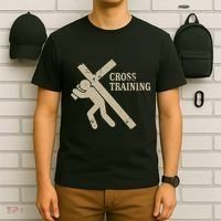 Funny Cross Training Religious Weightlifting Exercise T-Shirt thumb 6