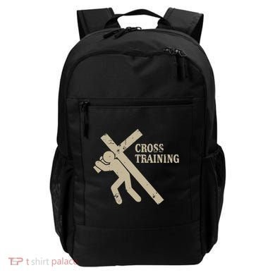 Funny Cross Training Religious Weightlifting Exercise Backpack