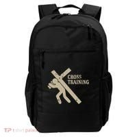 Funny Cross Training Religious Weightlifting Exercise Backpack thumb 0