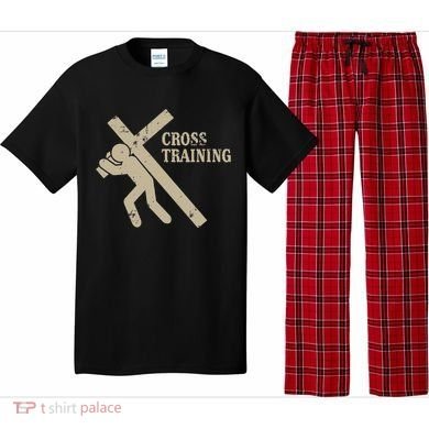 Funny Cross Training Religious Weightlifting Exercise Pajama Set