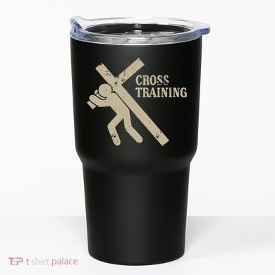 Funny Cross Training Religious Weightlifting Exercise Tumbler