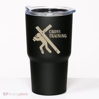 Funny Cross Training Religious Weightlifting Exercise Tumbler thumb 0