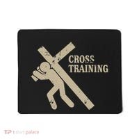 Funny Cross Training Religious Weightlifting Exercise Mousepad thumb 0