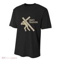 Funny Cross Training Religious Weightlifting Exercise Youth Performance Sprint T-Shirt thumb 0